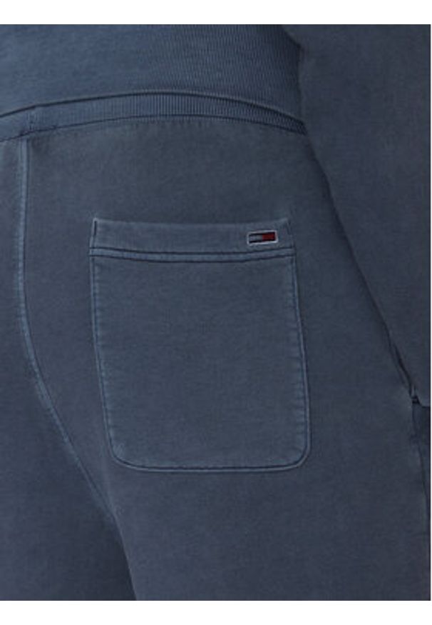 Tommy Jeans Szorty sportowe Varsity DM0DM20936 Granatowy Regular Fit. Kolor: niebieski. Materiał: bawełna. Styl: sportowy