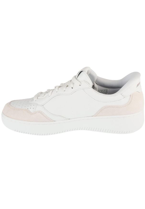 skechers - Buty sportowe Sneakersy męskie, Sport Court 2.0 - Konor. Kolor: biały. Model: Skechers Sport. Sport: turystyka piesza