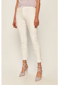 Mustang - Jeansy Sissy. Kolor: biały. Materiał: jeans. Wzór: gładki #1