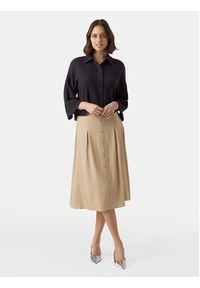 Vero Moda Koszula Natali 10279685 Czarny Standard Fit. Kolor: czarny. Materiał: bawełna #4
