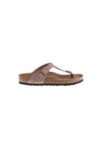 Buty do chodzenia damskie Birkenstock Gizeh. Kolor: brązowy. Materiał: skóra, syntetyk, materiał