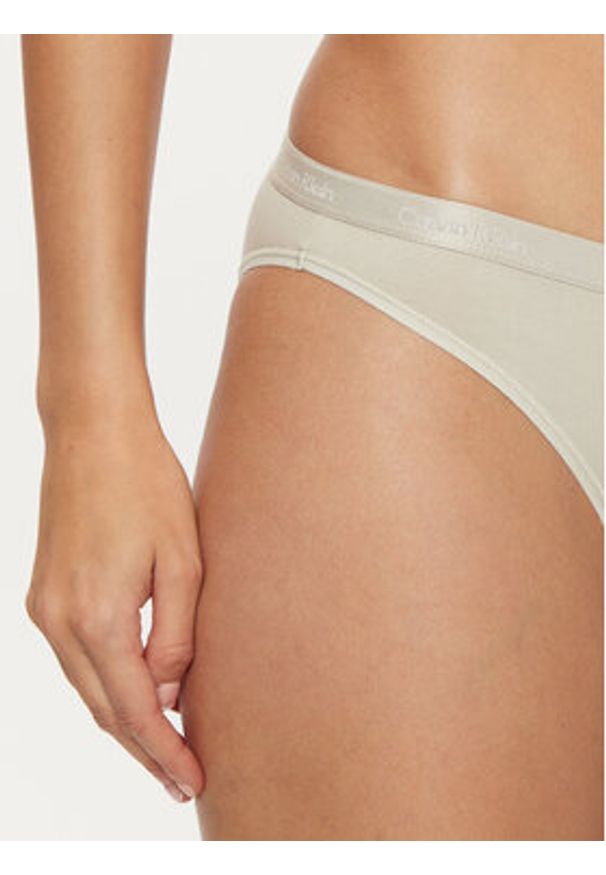 Calvin Klein Underwear Komplet 3 par fig klasycznych Bikini 3pk 000QD5243E Kolorowy. Materiał: bawełna. Wzór: kolorowy