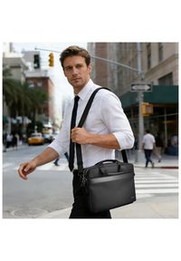 Torba 4smarts Target Eco Slim 13-14'' czarny. Kolor: czarny. Materiał: materiał. Styl: casual #3