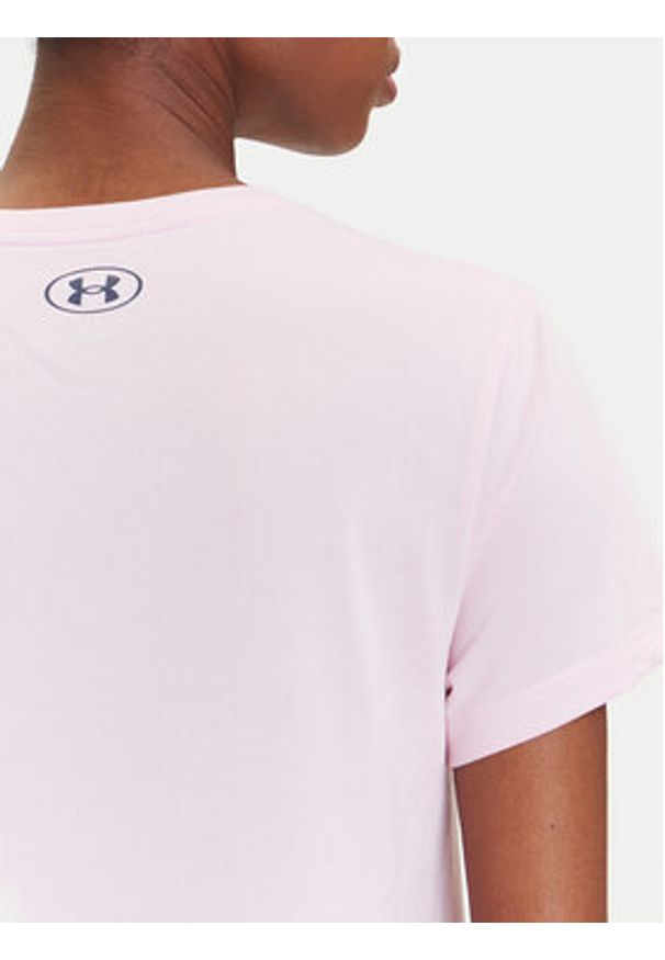 Under Armour Koszulka techniczna Tech Pth Graphic SSC 1389726 Różowy Regular Fit. Kolor: różowy. Materiał: syntetyk