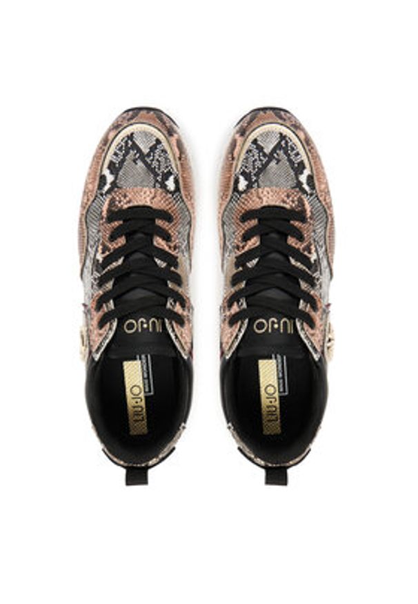 Liu Jo Sneakersy Maxi Wonder 01 BF5009 EX005 Kolorowy. Materiał: skóra. Wzór: kolorowy