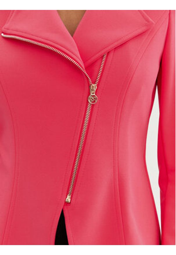 Rinascimento Marynarka CFC0122737003 Różowy Regular Fit. Kolor: różowy. Materiał: bawełna