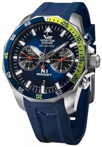 Zegarek męski Vostok Europe 6S21-225A708S niebieski. Kolor: niebieski #1