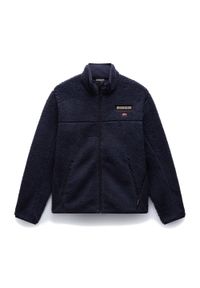 Bluza męska Napapijri T-Tynik Full Zip. Kolor: niebieski