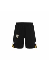 Kappa - Krótki Angers SCO Alozip 6 2022/23. Kolor: czarny, wielokolorowy, żółty. Długość: krótkie. Sport: piłka nożna