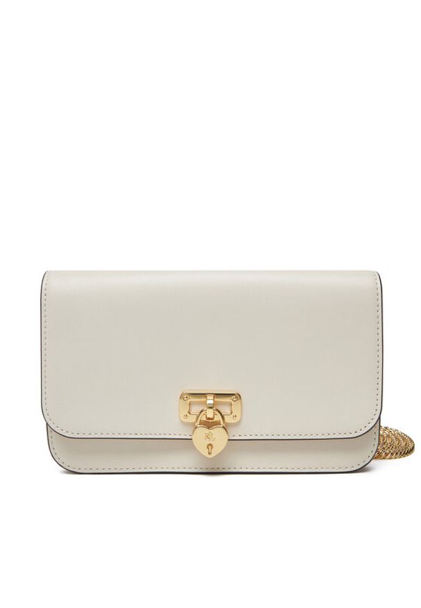 Lauren Ralph Lauren - LAUREN RALPH LAUREN Torebka 432962115003 Biały. Kolor: biały. Materiał: skórzane