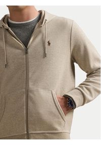 Polo Ralph Lauren Bluza 710881517049 Beżowy Regular Fit. Typ kołnierza: polo. Kolor: beżowy. Materiał: bawełna, syntetyk #4