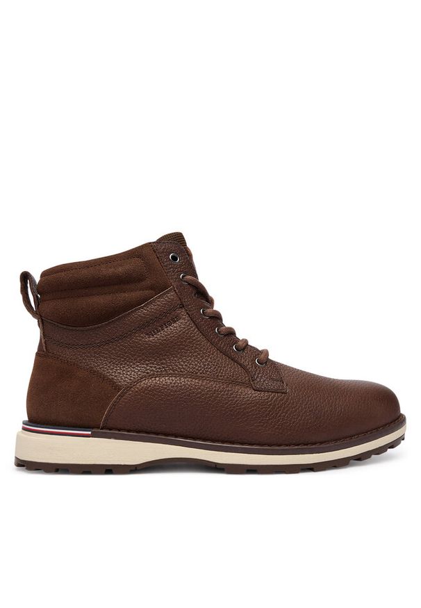 TOMMY HILFIGER - Trzewiki Tommy Hilfiger. Kolor: brązowy