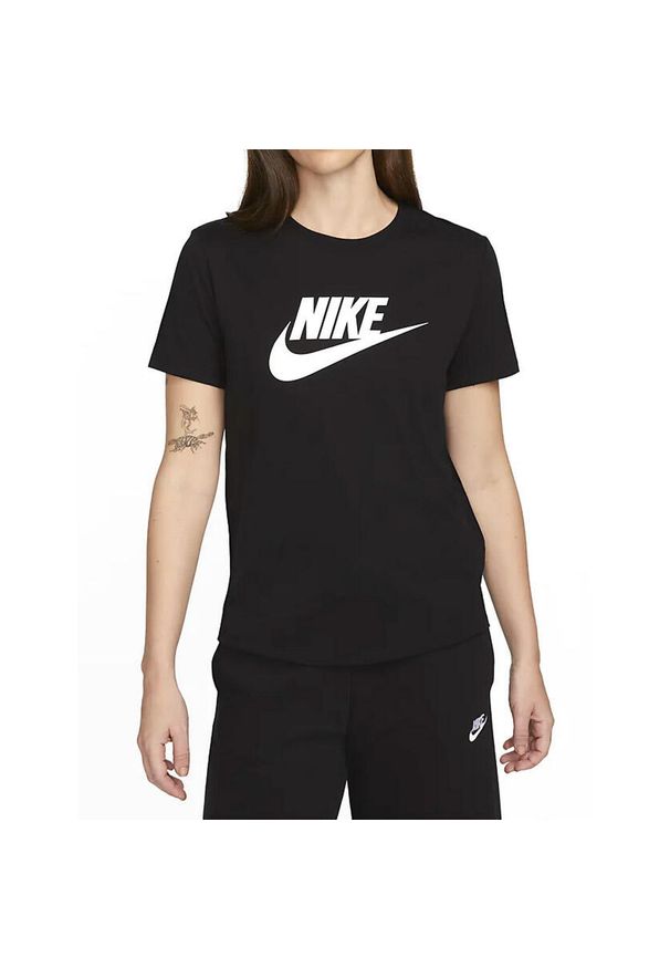 Koszulka z krótkim rękawem Damska Nike ICN DX7906 010 Czarny. Kolor: czarny. Długość rękawa: krótki rękaw. Długość: krótkie. Sport: piłka nożna