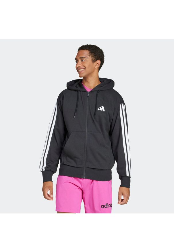 Adidas - Bluza z kapturem męska ADIDAS. Typ kołnierza: kaptur. Materiał: włókno, bawełna
