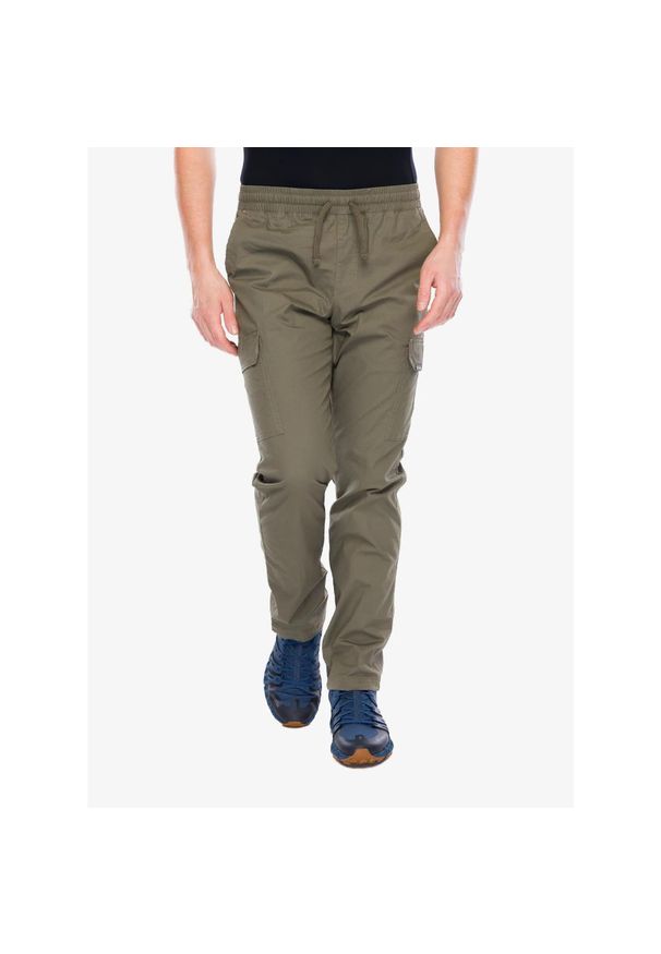 columbia - Spodnie turystyczne męskie Columbia Rapid Rivers Pull-On Cargo Pant. Kolor: zielony. Sport: turystyka piesza