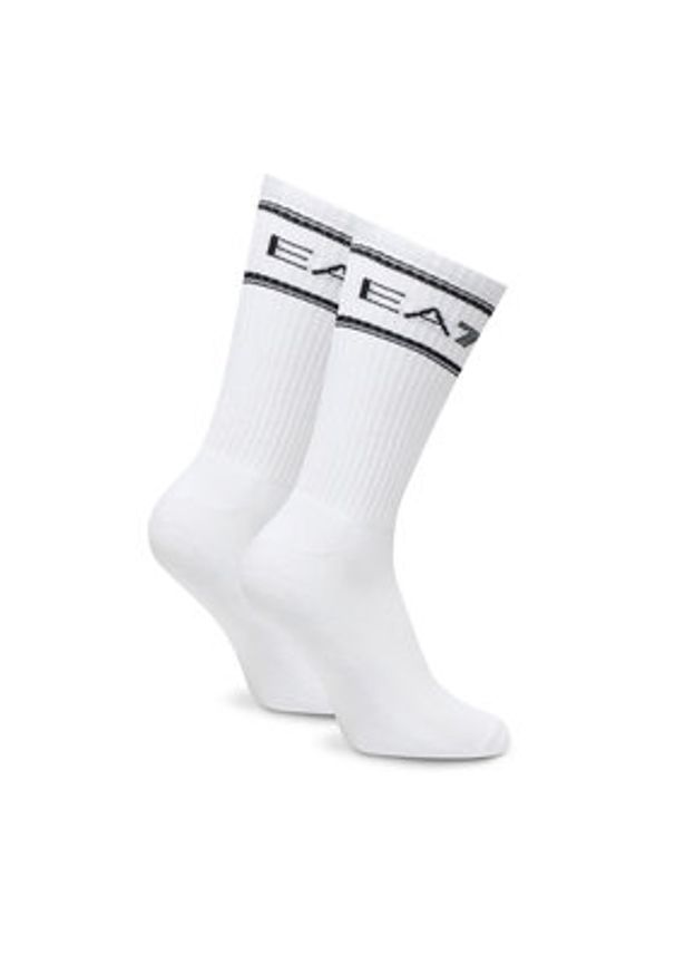 EA7 Emporio Armani Skarpety długie 7X000381 AF18572 M0066 Biały. Kolor: biały. Materiał: bawełna