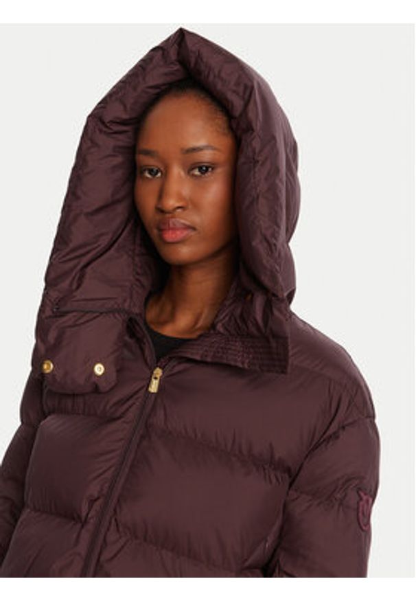 Pinko - PINKO Kurtka zimowa 101602 A2P6bord Bordowy Regular Fit. Kolor: czerwony. Materiał: syntetyk. Sezon: zima