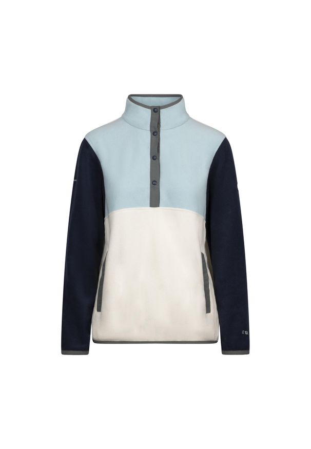 TRESPASS - Bluza Polarowa Damska Garzoni AT100. Kolor: niebieski. Materiał: polar