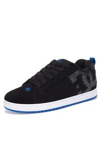 DC Shoes Sneakersy COURT GRAFFIK DC01661063 Czarny. Kolor: czarny. Materiał: nubuk, skóra #7