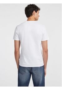 Guess Jeans T-Shirt 165543 Biały Classic Fit. Kolor: biały. Materiał: bawełna