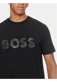 BOSS - Boss T-Shirt Jagged 1 50519365 Czarny Relaxed Fit. Kolor: czarny. Materiał: bawełna #4