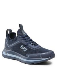 EA7 Emporio Armani Sneakersy X8X089 XK234 S639 Granatowy. Kolor: niebieski. Materiał: materiał #3