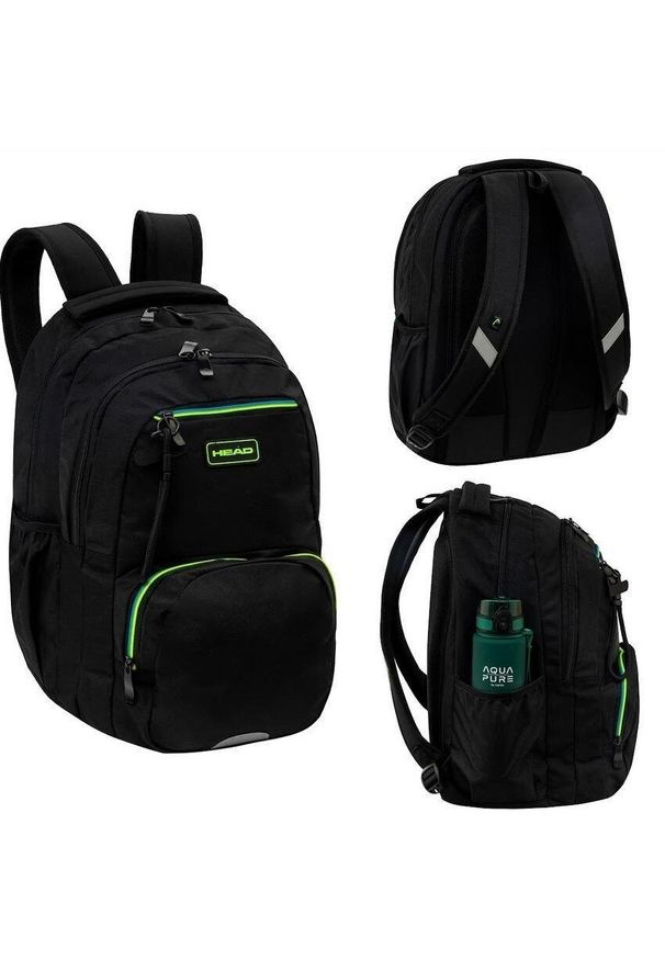 Astra Plecak Head Black Green-Blue ASTRA