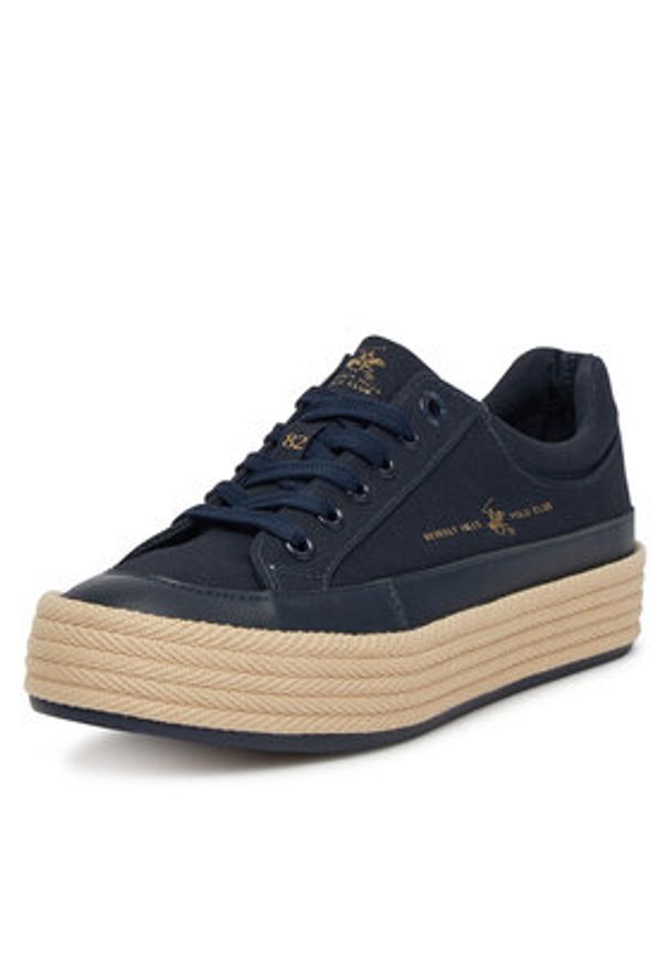 Beverly Hills Polo Club Sneakersy WSS21536-01 Granatowy. Kolor: niebieski. Materiał: materiał