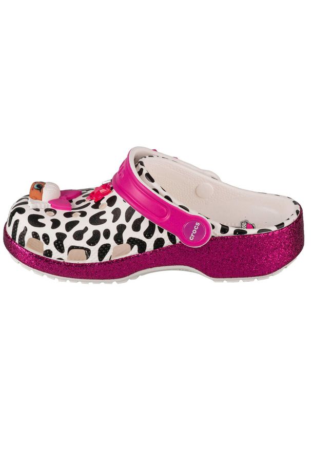 Buty do chodzenia dla dzieci Crocs Lol Surprise Diva Girls Classic Clog. Kolor: biały. Materiał: materiał, syntetyk