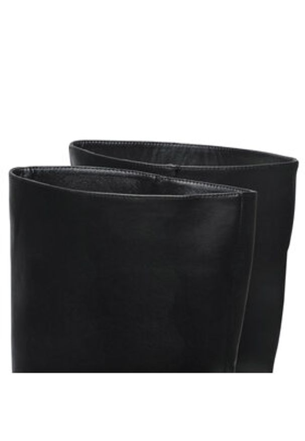 DeeZee Kozaki LS5268-24B Czarny. Kolor: czarny. Materiał: skóra