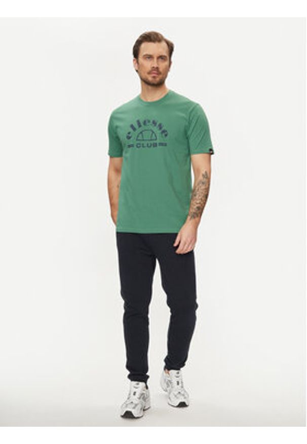 Ellesse T-Shirt Club SHV20259 Zielony Regular Fit. Kolor: zielony. Materiał: bawełna