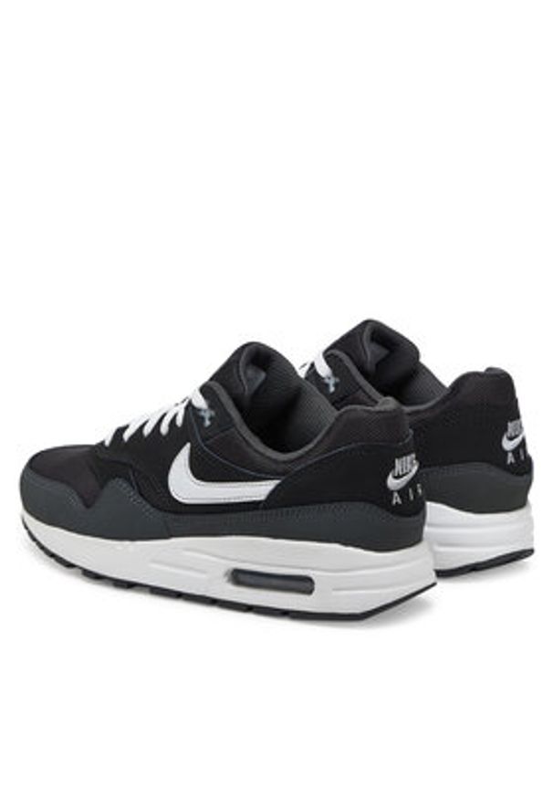 Nike Sneakersy Air Max 1 (GS) DZ3307 005 Czarny. Kolor: czarny. Materiał: materiał. Model: Nike Air Max