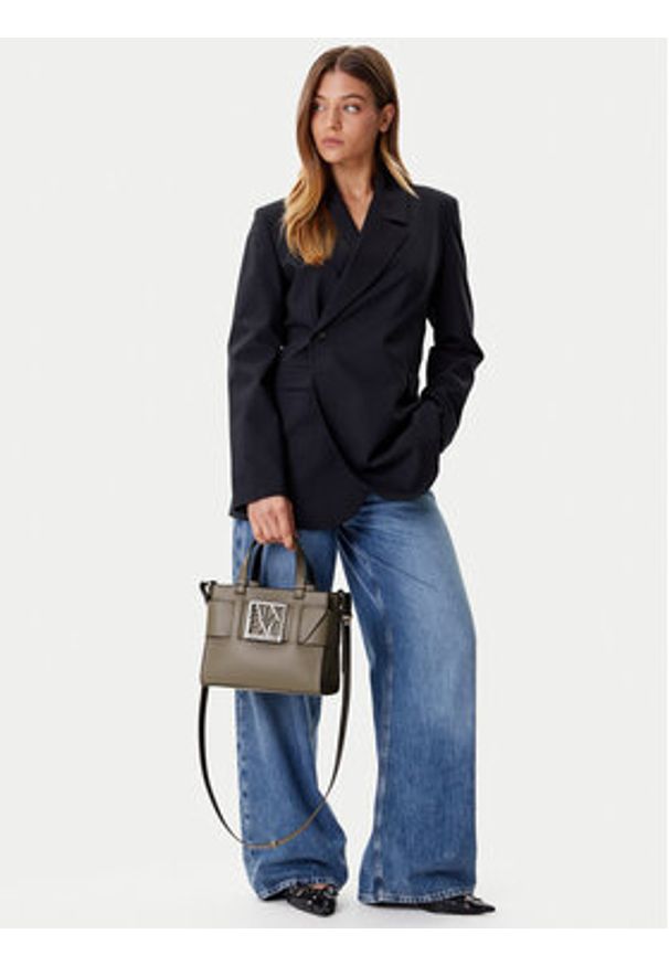 Armani Exchange Torebka 942690 0A874 U6242 Brązowy. Kolor: brązowy. Materiał: skórzane