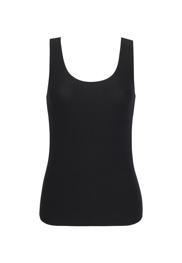 Chantelle Top Soft Stretch C26460 Czarny Regular Fit. Kolor: czarny. Materiał: syntetyk