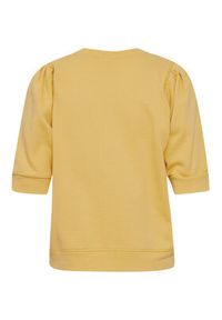 ICHI Bluzka 20117994 Żółty Regular Fit. Kolor: żółty #7