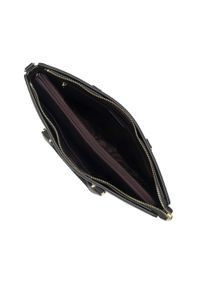 Wittchen - Damska torba na laptopa 12” skórzana z etui. Kolor: czarny. Materiał: skóra. Wzór: kwiaty, aplikacja, haft, kolorowy. Styl: elegancki #3