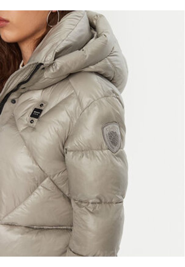 Blauer Kurtka zimowa 24WBLDK02311 Szary Regular Fit. Kolor: szary. Materiał: syntetyk. Sezon: zima