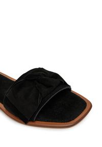 Marella Klapki Casere 2513521077200 Czarny. Kolor: czarny. Materiał: skóra, zamsz #6