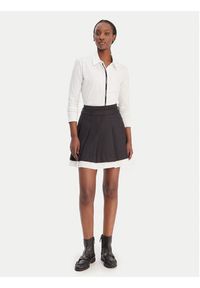 Karl Lagerfeld - KARL LAGERFELD Koszula B1W17078 Biały Regular Fit. Typ kołnierza: dekolt w karo. Kolor: biały. Materiał: bawełna #3