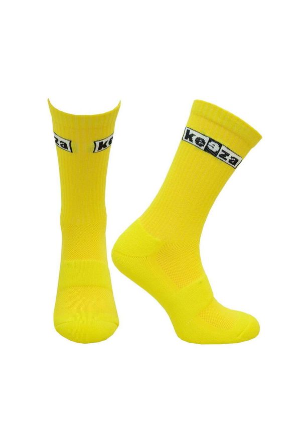 KEEZA - Skarpety sportowe Keeza. Kolor: żółty. Sport: piłka nożna