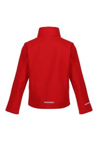 Regatta - Kurtka Dziecięca/dziecięca Ablaze 2 Layer Soft Shell Jacket. Kolor: czerwony, czarny, wielokolorowy