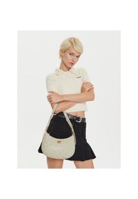Pinko - Torebka PINKO. Kolor: kremowy #1
