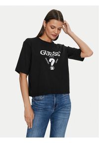 Guess T-Shirt Aurelie V4YI06 I3Z14 Czarny Boxy Fit. Kolor: czarny. Materiał: bawełna #1