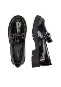 DeeZee Loafersy 23038T235 Czarny. Kolor: czarny. Materiał: materiał, syntetyk