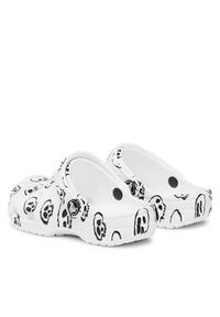 Crocs Klapki Crocs Classic Skull Print Clog Kids 209083 Biały. Kolor: biały. Wzór: nadruk