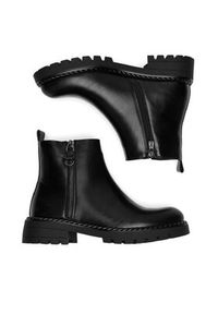 DeeZee Botki WS6116-12 Czarny. Kolor: czarny. Materiał: skóra #4