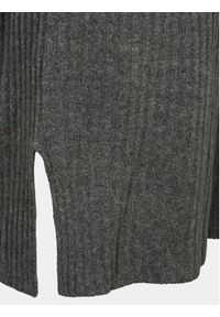 Zizzi Sukienka dzianinowa M61087J Szary Regular Fit. Kolor: szary. Materiał: syntetyk #2