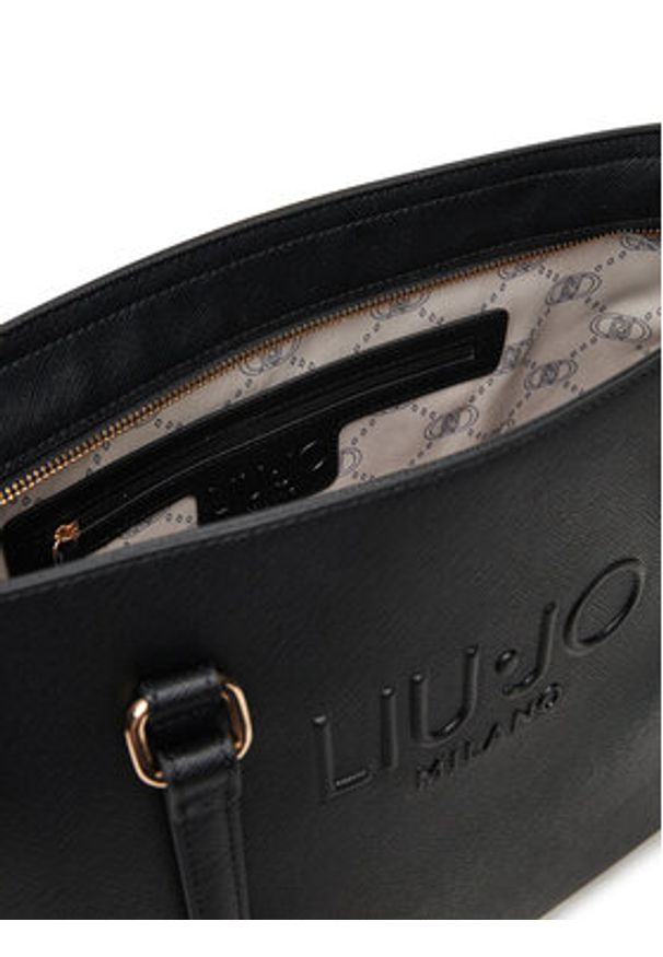 Liu Jo Torebka Tote AA5321 E0087 22222 Czarny. Kolor: czarny. Materiał: skórzane