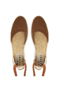 Manebi Espadryle H 2.7 P0 Brązowy. Kolor: brązowy. Materiał: materiał #3