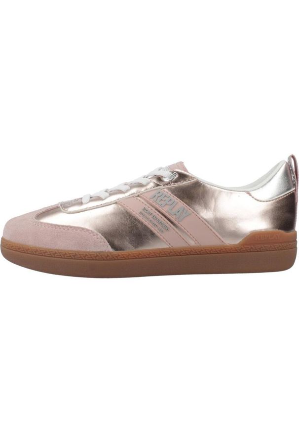 Replay - Buty REPLAY PYPER JR 4 Rose. Okazja: na co dzień. Kolor: różowy. Materiał: syntetyk, tkanina, skóra